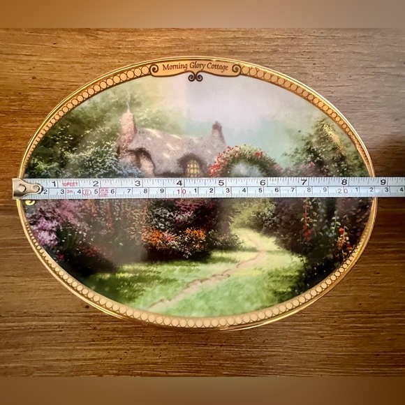 Thomas Kinkade’s “Morning Glory Cottage” by Bradford Exchange - Picture 3 of 5